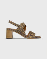 Load image into Gallery viewer, Double-Strap Block Heel in Animal Printed Suede