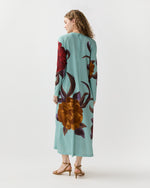 Load image into Gallery viewer, Long Sleeve Swing Dress in Peony