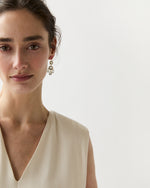 Load image into Gallery viewer, Small Gabrielle D'Estrées Earrings in Green Quartz