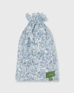 Load image into Gallery viewer, Button-Front Boxer Short in White/Navy Wild Woodland Liberty Fabric