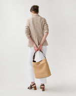 Load image into Gallery viewer, Large Hobo Bag in Natural Straw