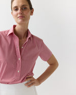 Load image into Gallery viewer, Scout Shirt in Red Mini Gingham Poplin