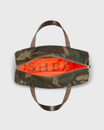 Load image into Gallery viewer, Zip-Top Tote in Camouflage