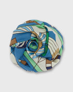 Load image into Gallery viewer, Cerfs Volants Square Scarf in Green Cotton Silk