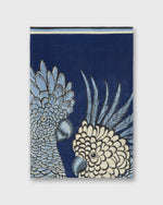 Load image into Gallery viewer, Caracat Scarf in Blue Cotton