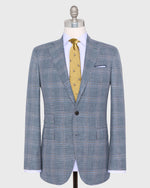 Load image into Gallery viewer, Virgil No. 4 Jacket in Blue/Sky/Mocha Plaid Hopsack