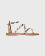 Load image into Gallery viewer, Epicure Sandal in Snakeskin Leather