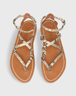 Load image into Gallery viewer, Epicure Sandal in Snakeskin Leather