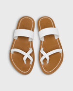 Load image into Gallery viewer, Tonkin Sandal in White Leather