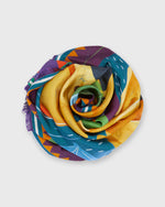 Load image into Gallery viewer, Reversible Silk Square Scarf in Cardinal Bloom