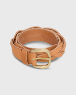 Load image into Gallery viewer, 1 1/4" Braided Belt in Natural Leather