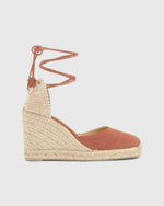 Load image into Gallery viewer, High Carina Espadrille in Marsala Suede