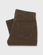 Load image into Gallery viewer, Slim Straight 5-Pocket Pant in Espresso Corduroy