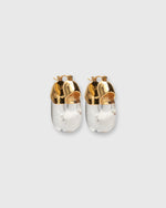 Load image into Gallery viewer, Mini Organic Hoop Earrings in Clear