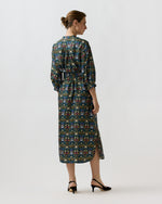 Load image into Gallery viewer, Tessa Dress in Forbidden Fruit Liberty Fabric Silk Twill