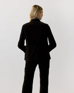Load image into Gallery viewer, Marguerite Jacket in Chocolate Stretch Velveteen