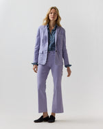 Load image into Gallery viewer, Moira Blazer in Lavender Stretch Moleskin