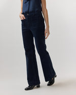 Load image into Gallery viewer, Camille Patch-Pocket Jean in Navy Stretch Corduroy