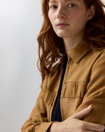 Load image into Gallery viewer, Lorena Jacket in Camel Suede