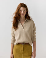 Load image into Gallery viewer, Narrow Oval Belt in Cognac Leather
