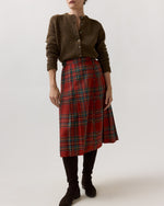 Load image into Gallery viewer, Kilt Skirt in Red Antique Royal Stewart Tartan Wool