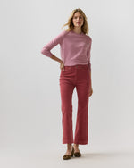Load image into Gallery viewer, Kendall Flare 5-Pocket Jean in Rose Stretch Corduroy