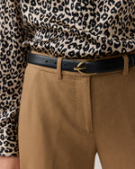 Load image into Gallery viewer, 1" Twist Dress Belt in Black Calfskin