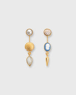 Load image into Gallery viewer, Double Detachable Earrings With Victorian Drop in Pearl