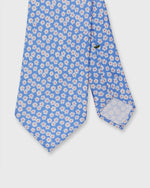 Load image into Gallery viewer, Silk Print Tie in Sky/Bone/Pink Floral