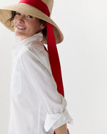Load image into Gallery viewer, The Wildflower Hat in Red Long Ribbon