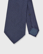 Load image into Gallery viewer, Silk Jacquard Tie in Navy/Sky/Green