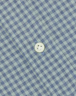 Load image into Gallery viewer, Otto Handmade Sport Shirt in Blue/Sage Gingham Brushed Twill