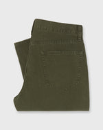 Load image into Gallery viewer, Slim Straight 5-Pocket Pant in Olive Garment-Dyed Canvas