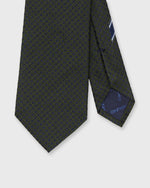 Load image into Gallery viewer, Silk Print Tie in Dark Green Gancini
