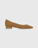 Load image into Gallery viewer, Cecelia Flat in Hazelnut Suede