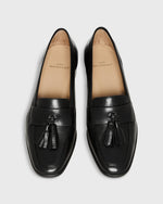 Load image into Gallery viewer, Sophie Tassel Loafer in Black Leather