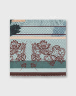 Load image into Gallery viewer, Wool Square Scarf in Mexico In Bloom