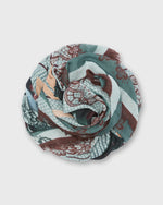 Load image into Gallery viewer, Wool Square Scarf in Mexico In Bloom