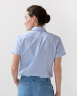 Load image into Gallery viewer, Scout Shirt in Blue/White Stripe Poplin