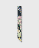 Load image into Gallery viewer, Silk Tied Up Scarf in Pink/Multi Floral Symphony Silk Twill Liberty Fabric