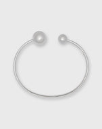 Load image into Gallery viewer, Ball Cuff Bracelet in Silver