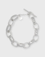 Load image into Gallery viewer, Oval Link Bracelet in Silver
