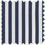 Load image into Gallery viewer, Made-to-Order Mandarin Tunic in Navy Bengal Stripe Poplin
