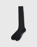 Load image into Gallery viewer, Trouser Dress Socks Navy Extra Fine Merino
