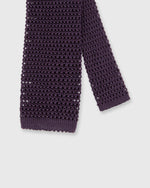 Load image into Gallery viewer, Silk Knit Tie Plum