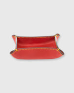 Load image into Gallery viewer, Small Tray Red Leather
