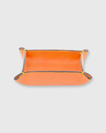 Load image into Gallery viewer, Small Tray Orange Leather