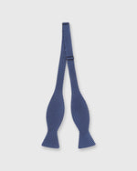 Load image into Gallery viewer, Silk Print Bow Tie Navy/White Dot