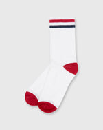 Load image into Gallery viewer, Kennedy Luxe Athletic Socks White