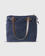Load image into Gallery viewer, Zip-Top Tote Bag Navy